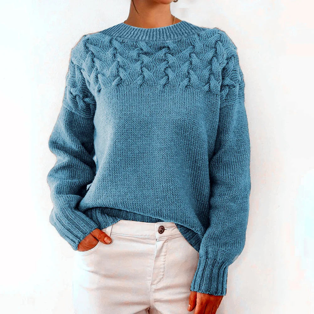Winter Turtleneck Knit Pullover Sweater
