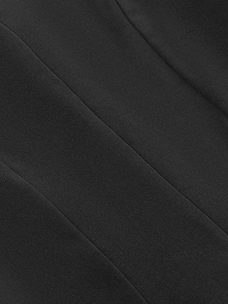 Elegant Black Bodycon Mini Dress