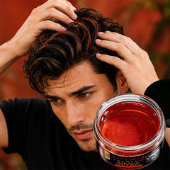 120g Men Retro Hair Pomade Strong Hold High Shine Non Greasy Long Lasting Styling Wax For Slick Back Gentleman Hairstyle