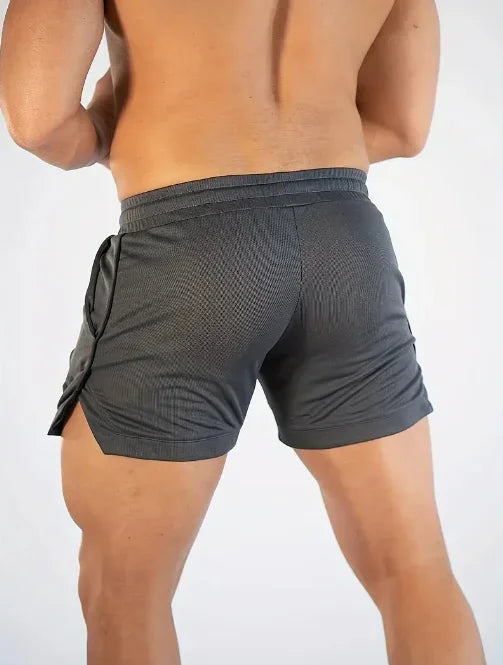 Men's Geometric Pattern Basketball Shorts with Mid Waist Micro Elastic Quick Drying Breathable Sports Pants for Running  Fitness