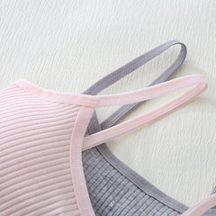1PC Cotton Teenagers Girls Training Bras Solid Developmental Girls Sports Bras Soft Brassiere Kids Tank Tops Children Underwears