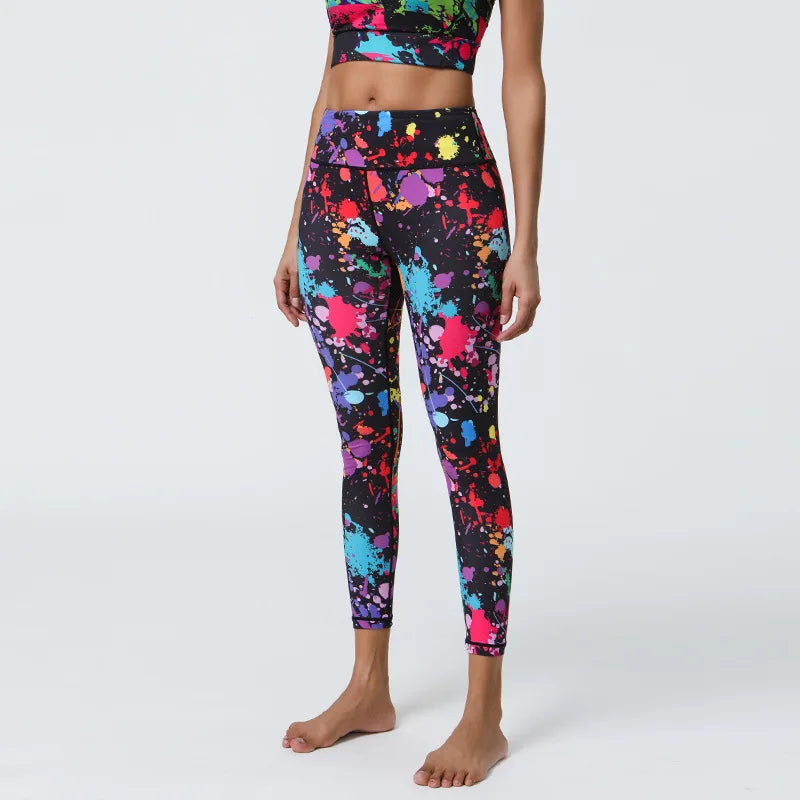 1PC Leggings Sport Women Fitness Seamless Print Yoga Pants Leggings for Fitness Running Sports Pants Fitness Slim Gym Leggings