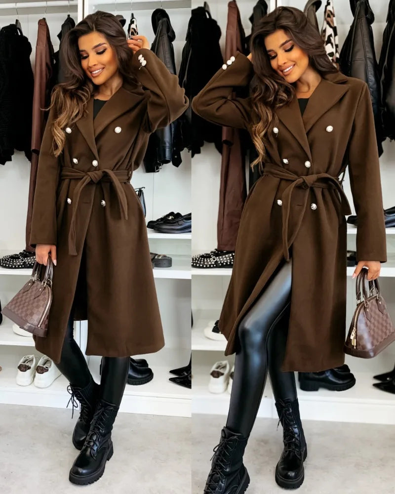 Vintage Double Breasted Wool Trench