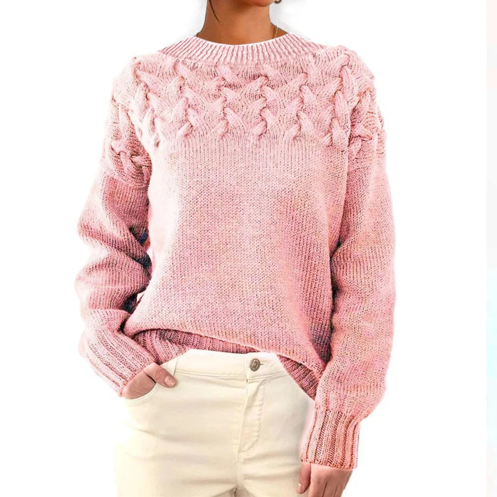 Winter Turtleneck Knit Pullover Sweater