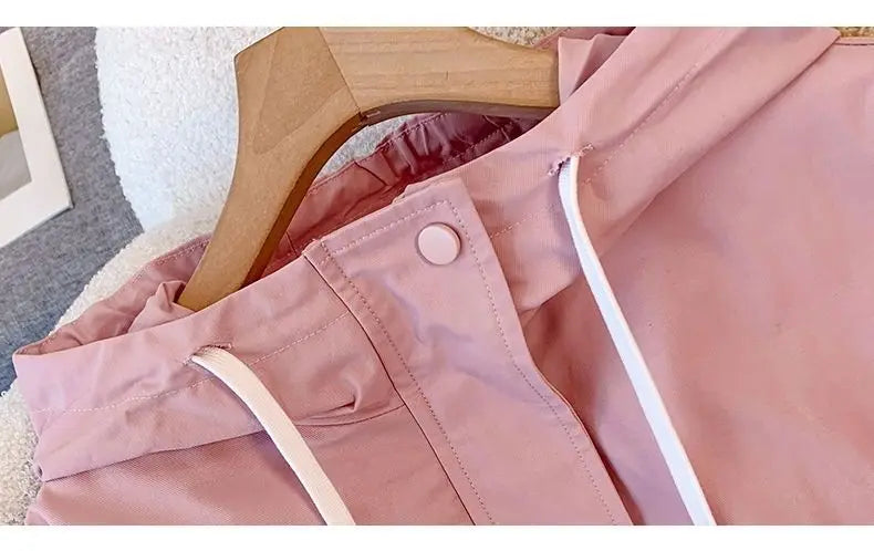 Hooded Casual Zipper Workwear Jacket