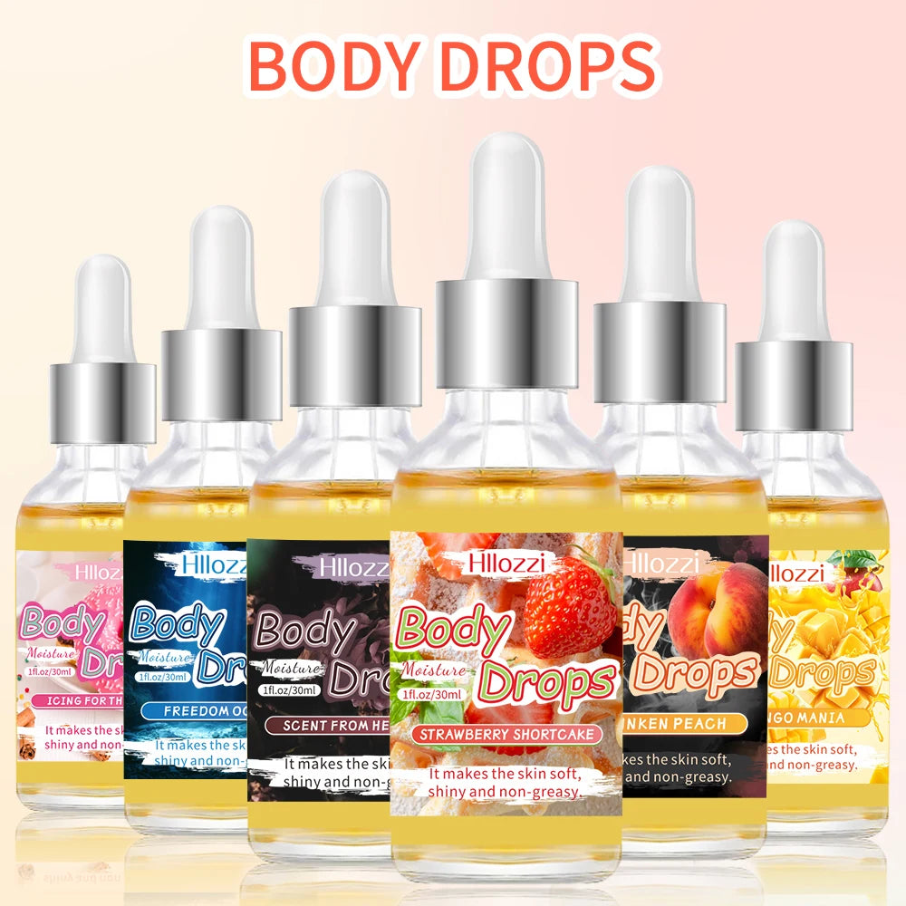 Body Glaze & Body Oil Combination Various Flavors Non-greasy Hydrating and Moisturizing Body Lotion Massage