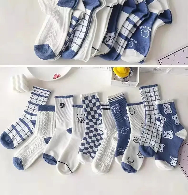 Striped Plaid Sport Socks