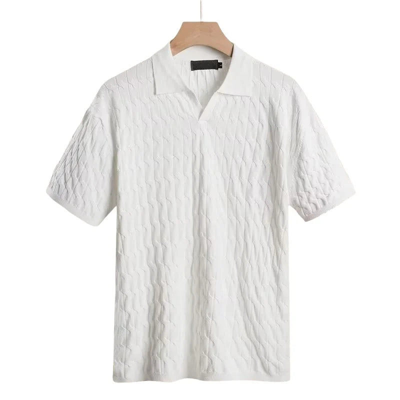 Slim Knit Breathable Business Polo