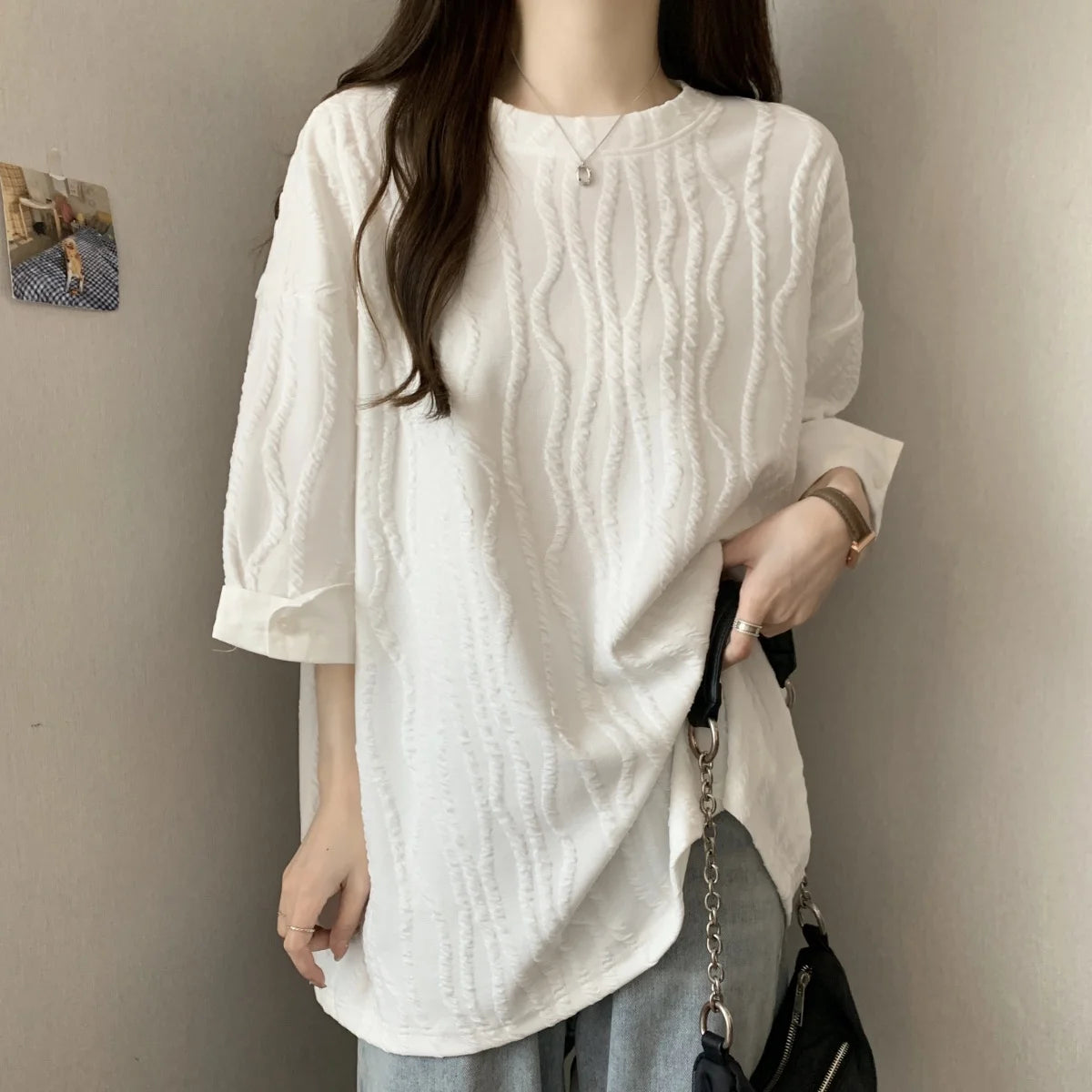 Loose Korean Casual Tee Women