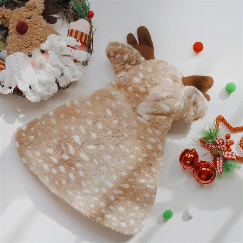Elk Cape Pet Christmas Costume