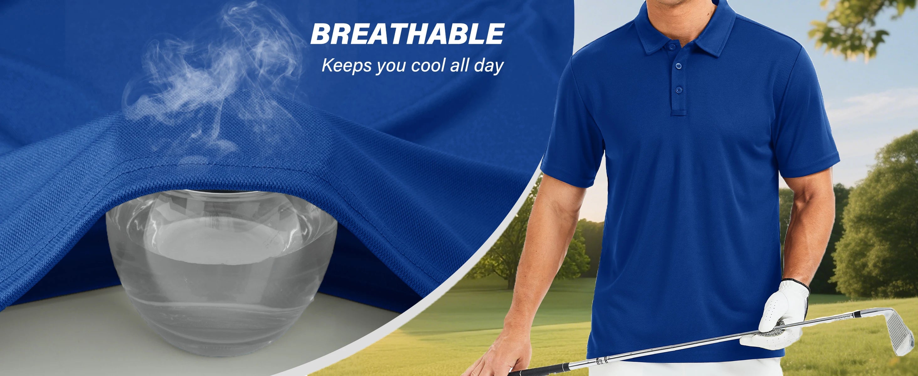 Quick Dry Athletic Golf Polo