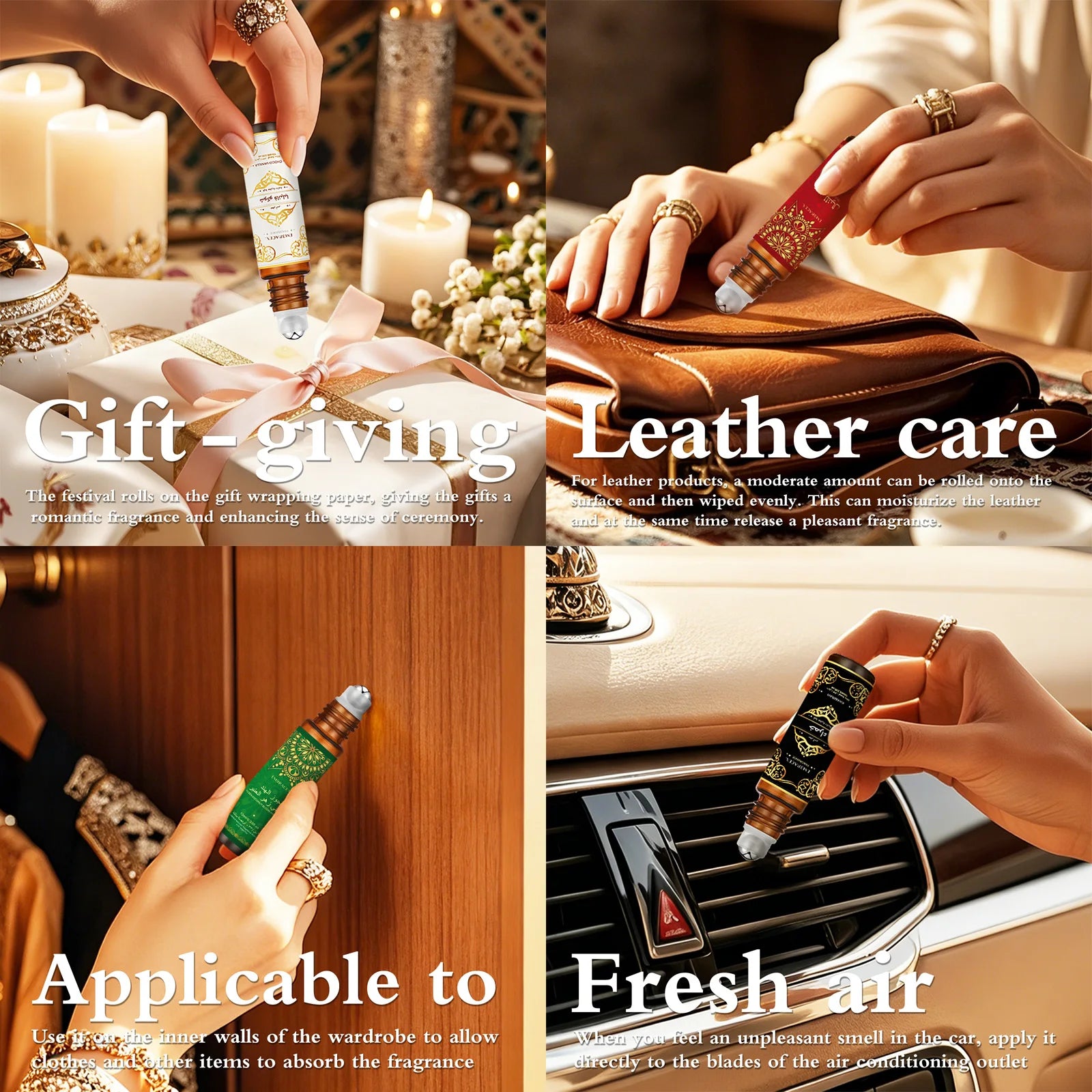 10ml Choco Vanilla Roller Fragrance Oils For Humidifier شوكو فانيليا Eid Al-Fitr Long Lasting Scent Gift To Friends