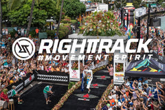 RIGHTTRACK Trisuit Men's Summer Triathlon Race Short Sleeve Skinsuit Clothing Swimming Cycling Running Custom Apparel