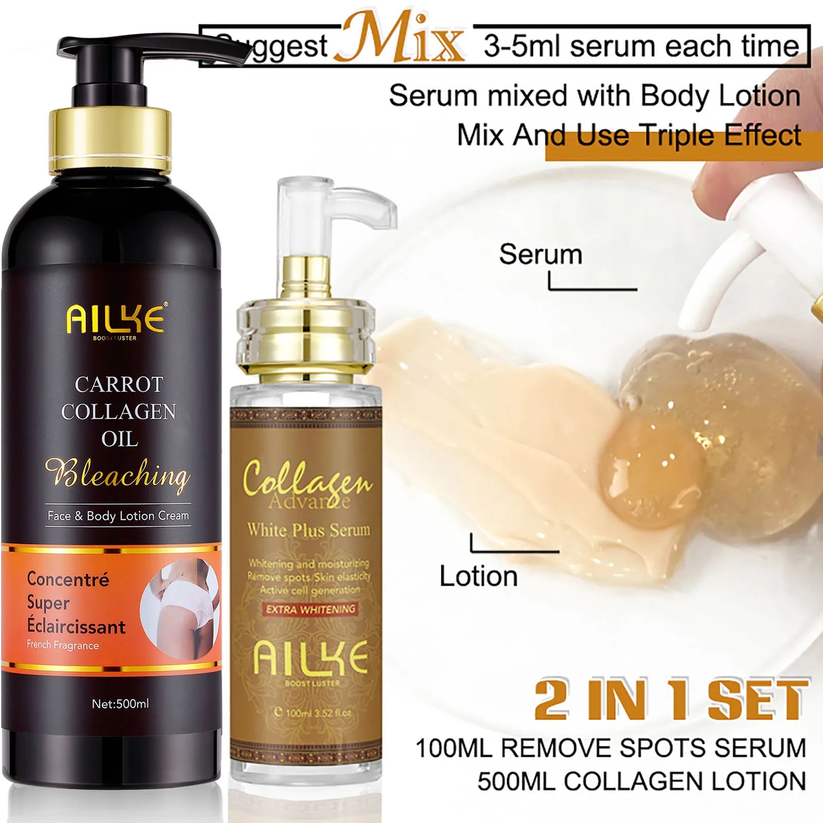 Collagen Whitening Women Care Set
