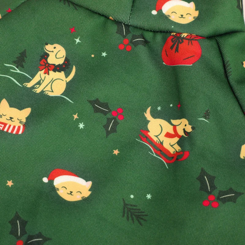 Festive Pet Christmas Holiday Hoodie