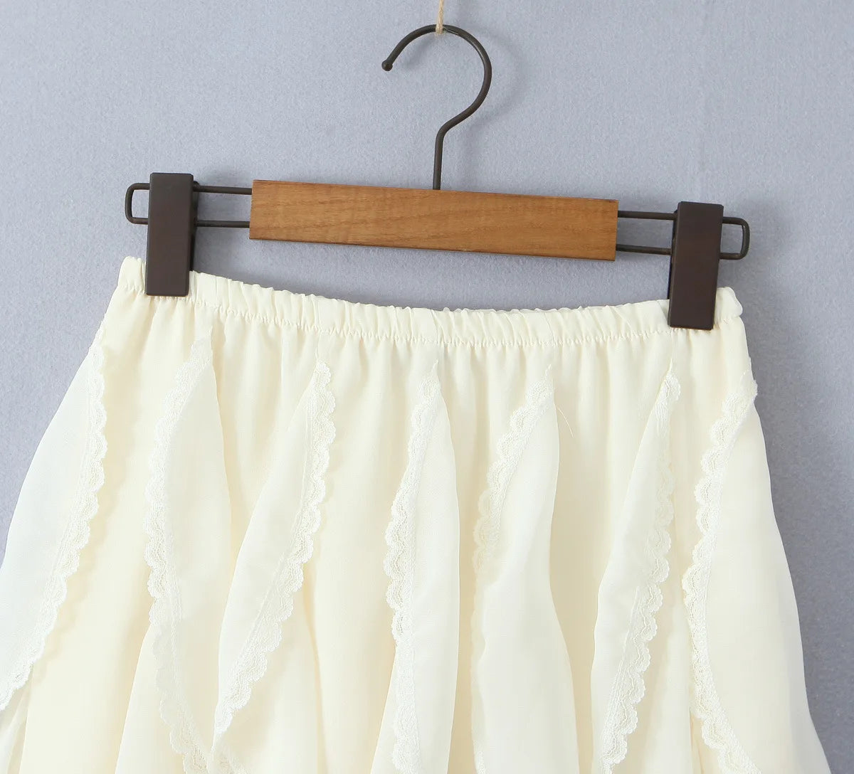 Summer Clothes Pleated Skirts Women Mini Skirts Luxury Designer Ruffle Skirts Elegant Japanese Y2k Black Lace Skirts Lace Trim