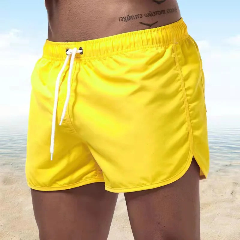 Summer Casual Shorts Men Breathable Beach Shorts Ice Silk Comfortable Fitness Basketball Sports Short Pants Male Running Shorts