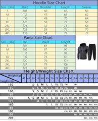 Men's Tracksuit Zipper Coat and Black Sweatpants Outdoor Casual Sporty Hoodie Jogging Suit Male Autumn Training Set Sweatshirts