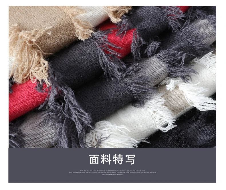 2026 Winter Fashion worn‑out design Sweater Men Casual Knit Pullovers Mens Thick Warm Loose Knitted Sweaters Streetwear Man