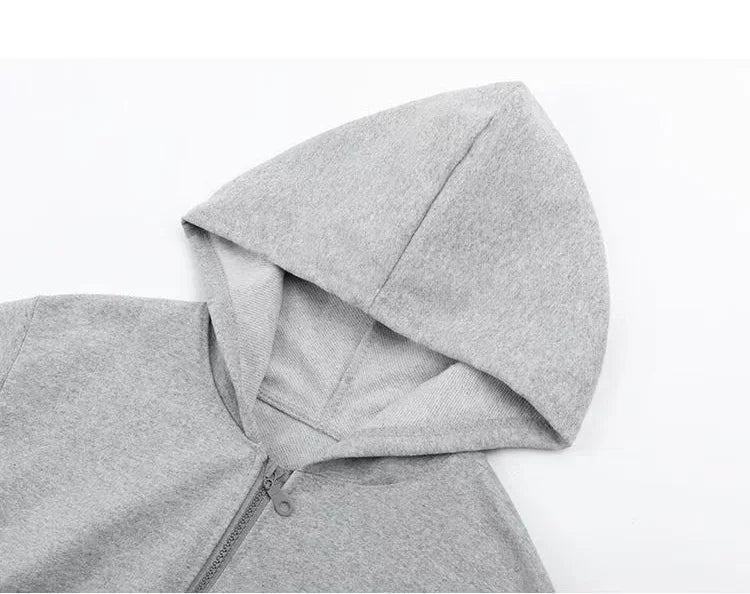 Bright Zip Casual Kids Hoodie