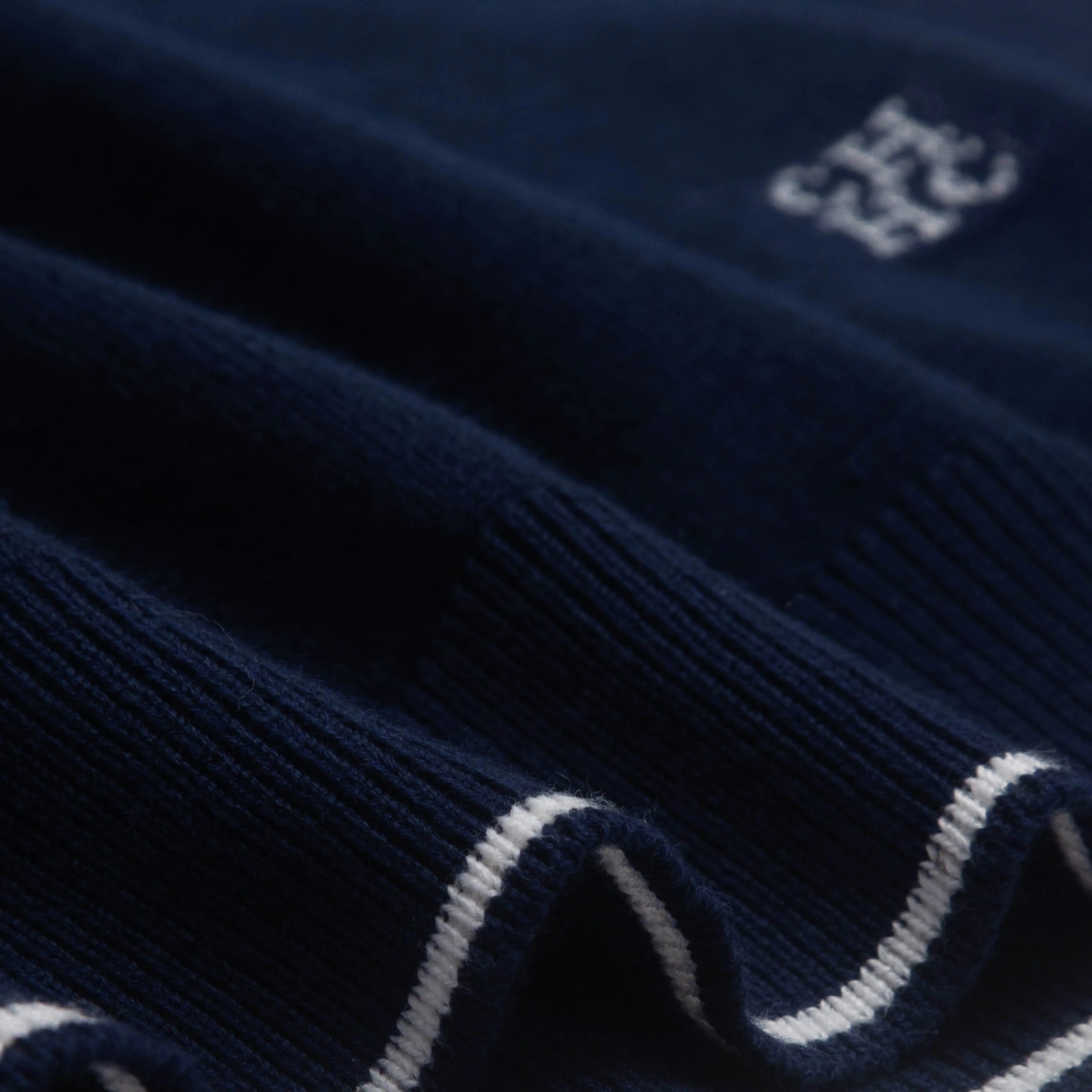 V Neck Embroidered Casual Polo