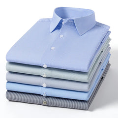 Anti Wrinkle Slim Plaid Shirt