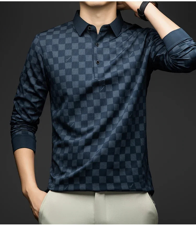 Autumn Plaid Polo Essential