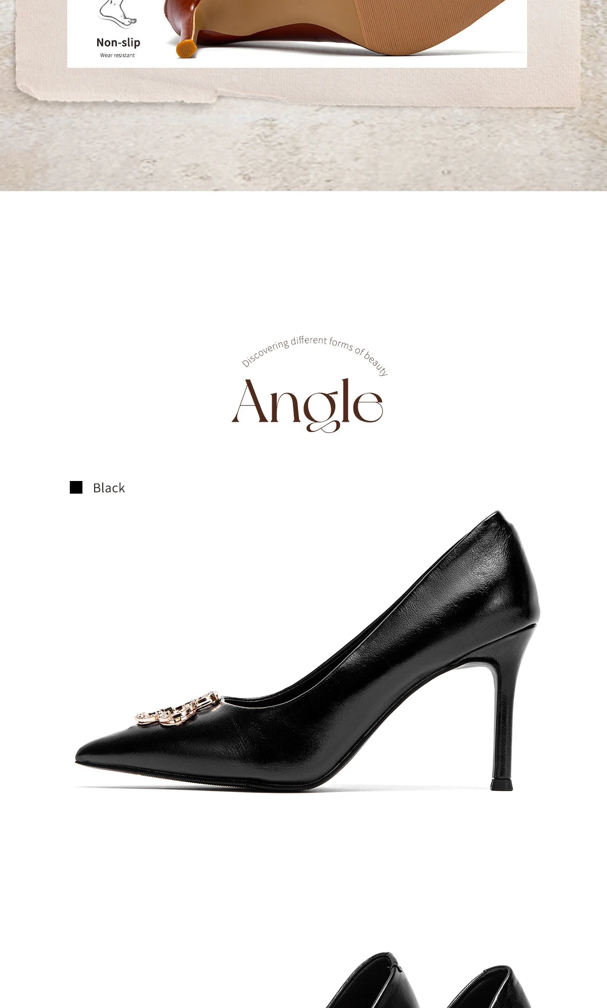 CHCH Women's High Heels 2025 New High Quality Pointed Shoes Business Commuter Women's Shoes Banquet Party Shoes 9cm