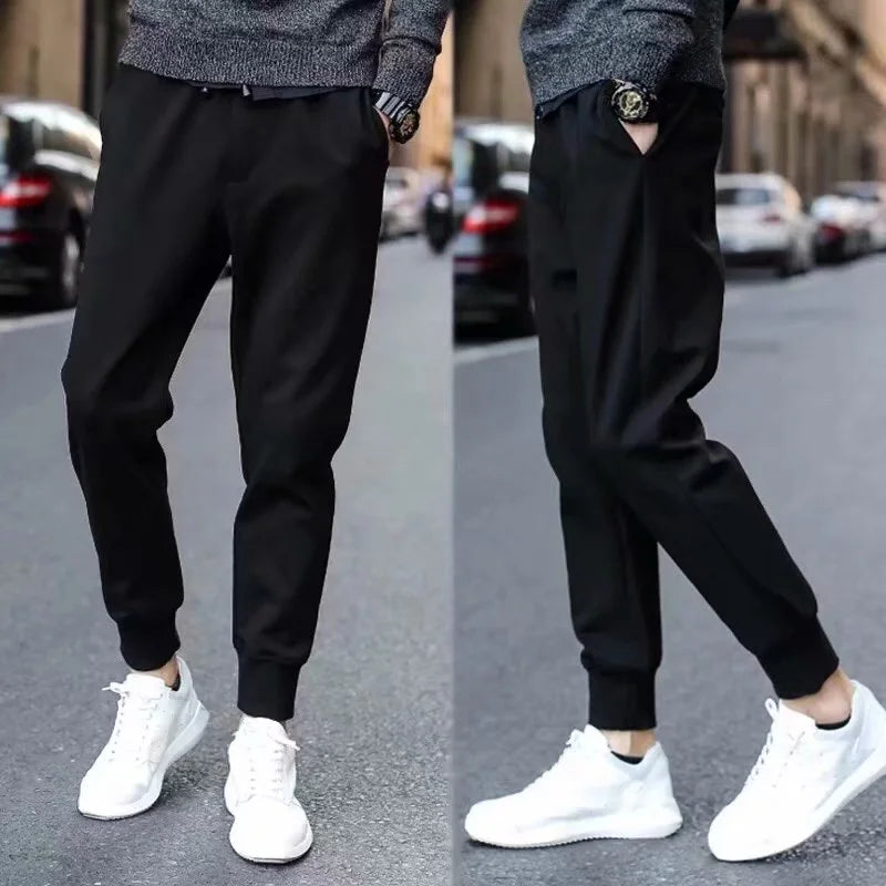 High End Casual Straight Pants