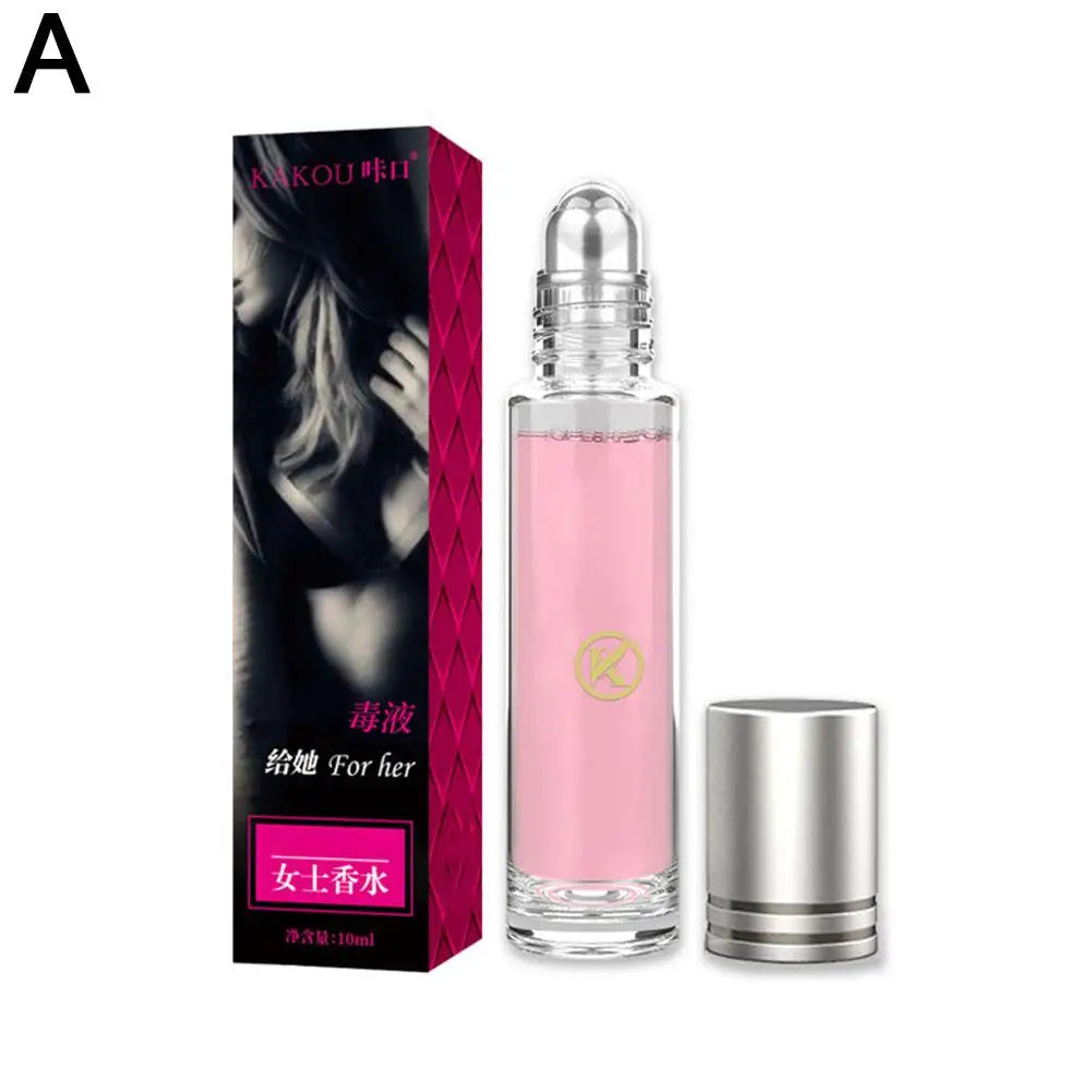 10ml Pheromone Temptation Lasting Dating Ball Body Parfum Mini Portable Unisex Roll On Eau De Toilette Fresh Natural Fragrance