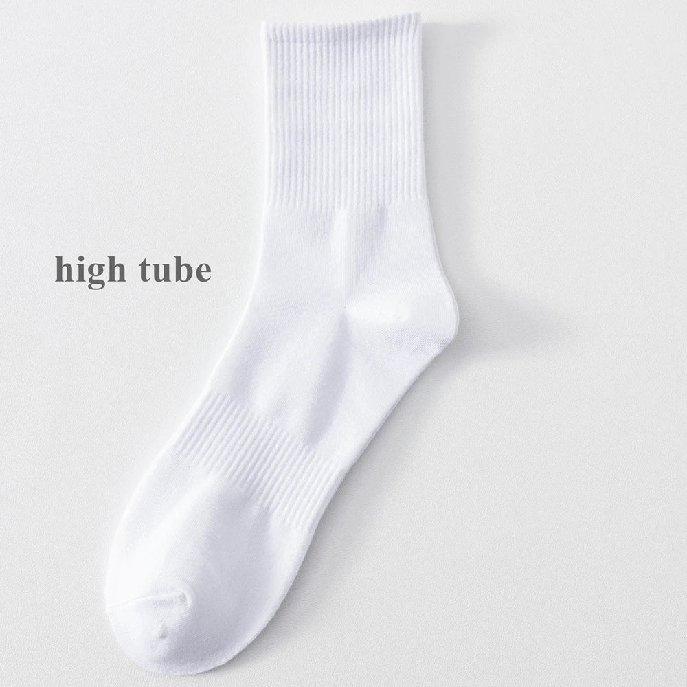 Plus Size Cotton Crew Socks