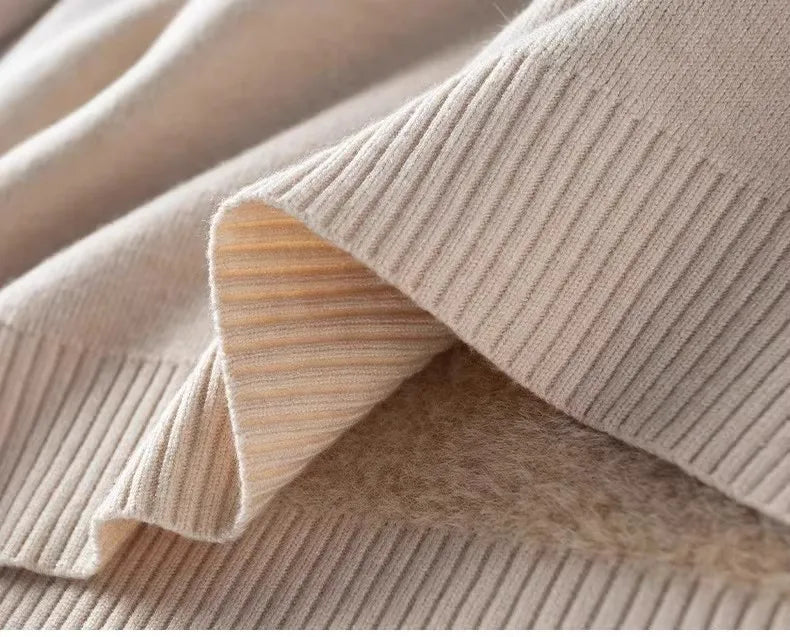 Thermal Fleece High-Neck Men’s Sweater