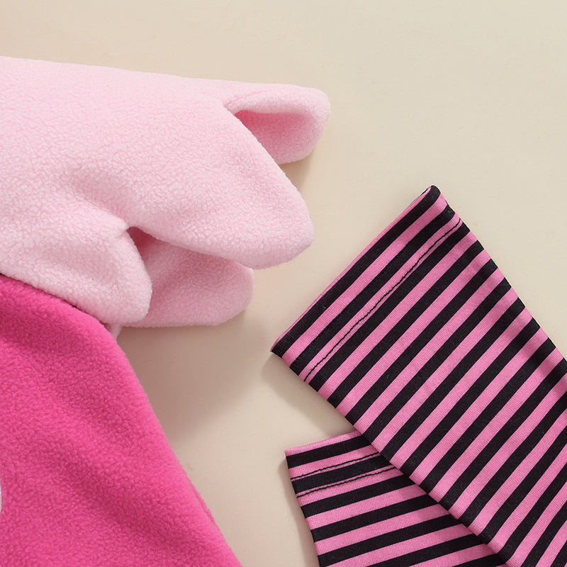 Unicorn Hooded Romper Socks Set