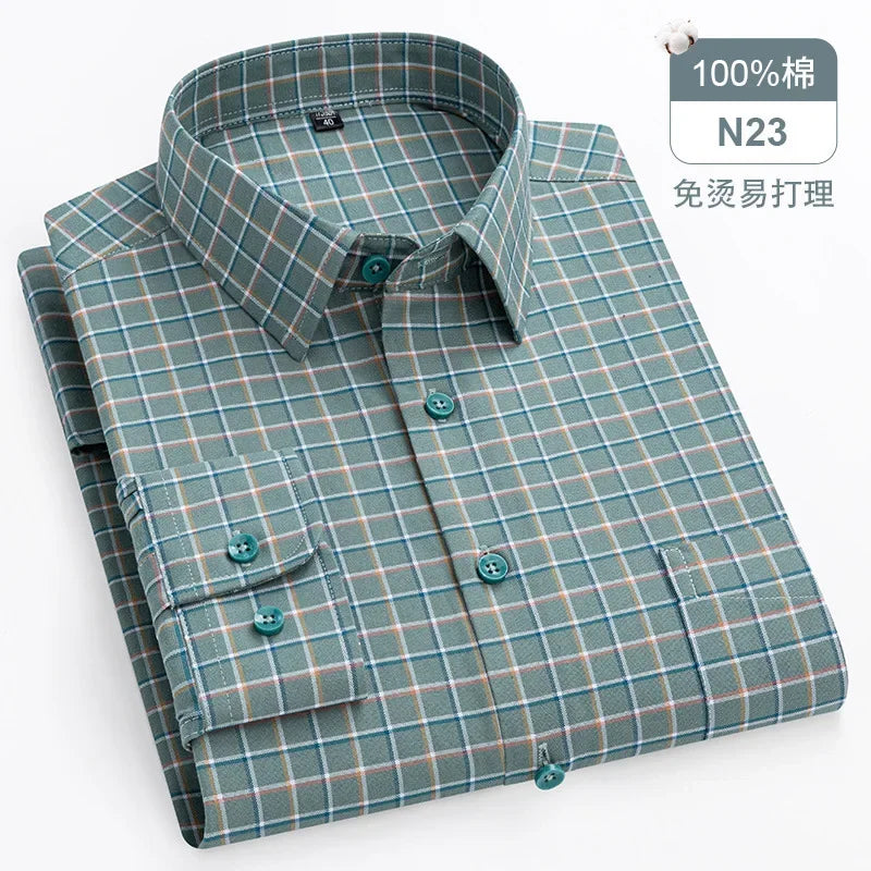 Oversized Cotton Oxford Business Shirt