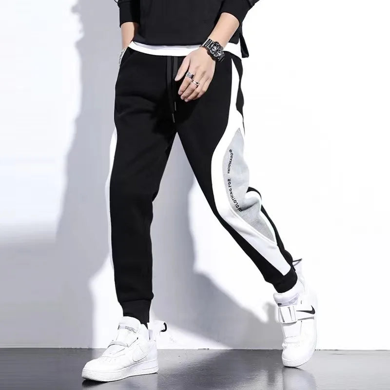 2025 Men's Athletic Trainning Joggers Casual Loose Fit Sweatpants Spring Fall Pants Elastic Waist Drawstring Trousers