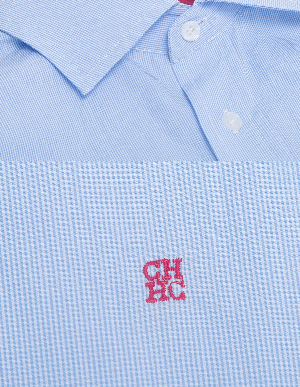 Embroidered Plaid Casual Street Shirt