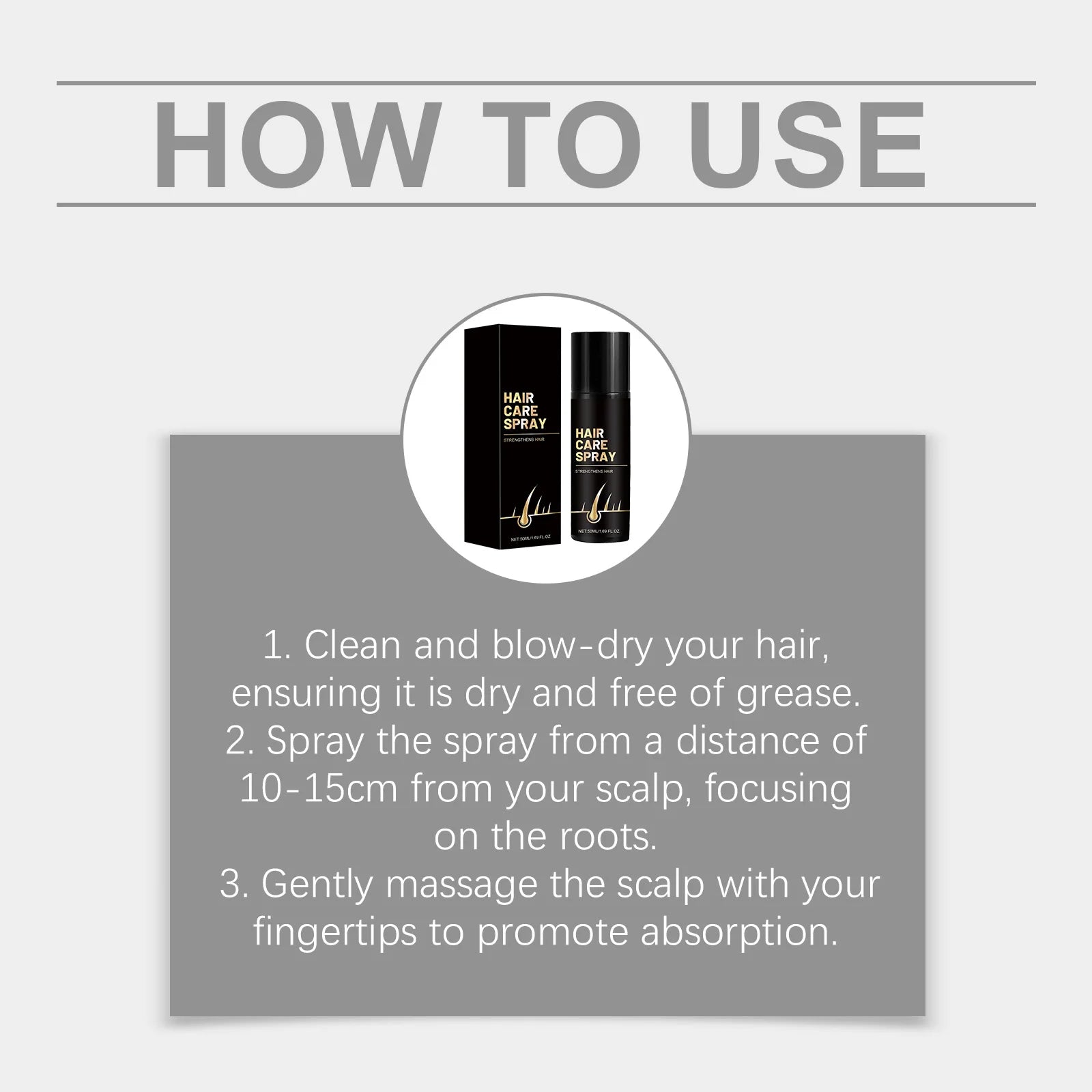 Hair Care Spray Nourish Gentle Skin-Friendly Moisturizing Quick Penetration Lightweight Shine Styling Damage Hair Root Treatment