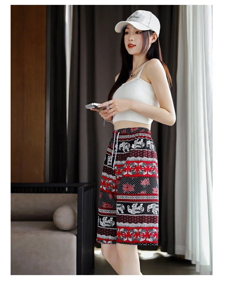 Shorts for Women's Clothing 2025 Summer New Style Trousers Home Pajamas Beach Shorts Pants
