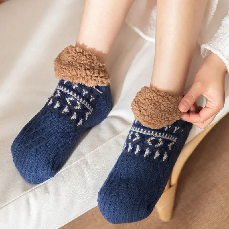 Plush Winter Home Floor Socks