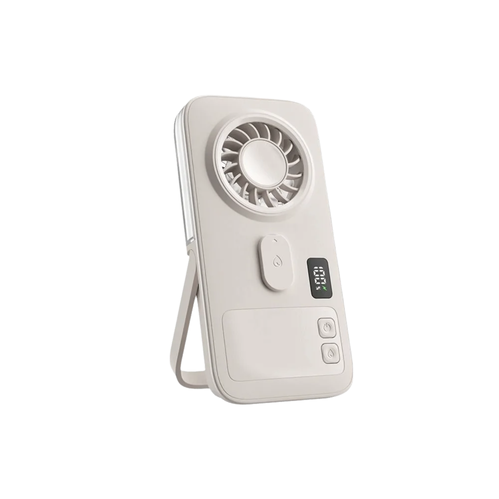 Mini Size Handheld Mist Fan USB Powered Compact Design Portable Mist Fan Moisturizing Function Mist Sprayer USB Rechargeable Fan