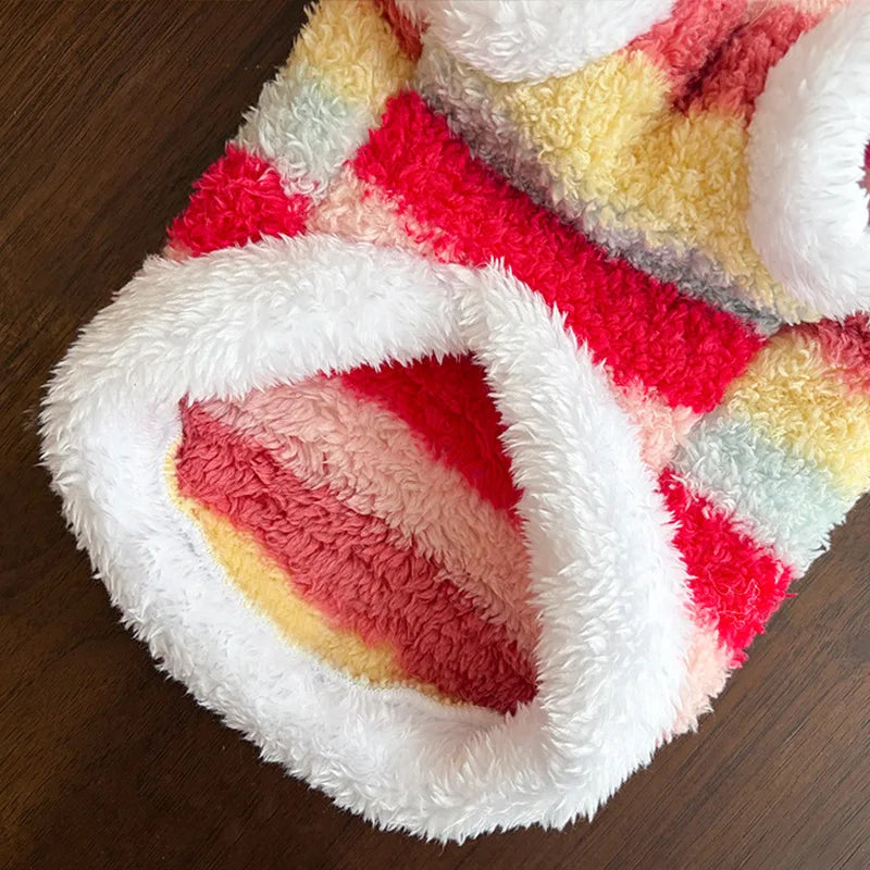 Pet Dog Clothes Soft Warm Fleece Dogs Jumpsuits Pet Clothing for Small Dogs Puppy Cats Clothes Chihuahua Yorkshire Costume Coat