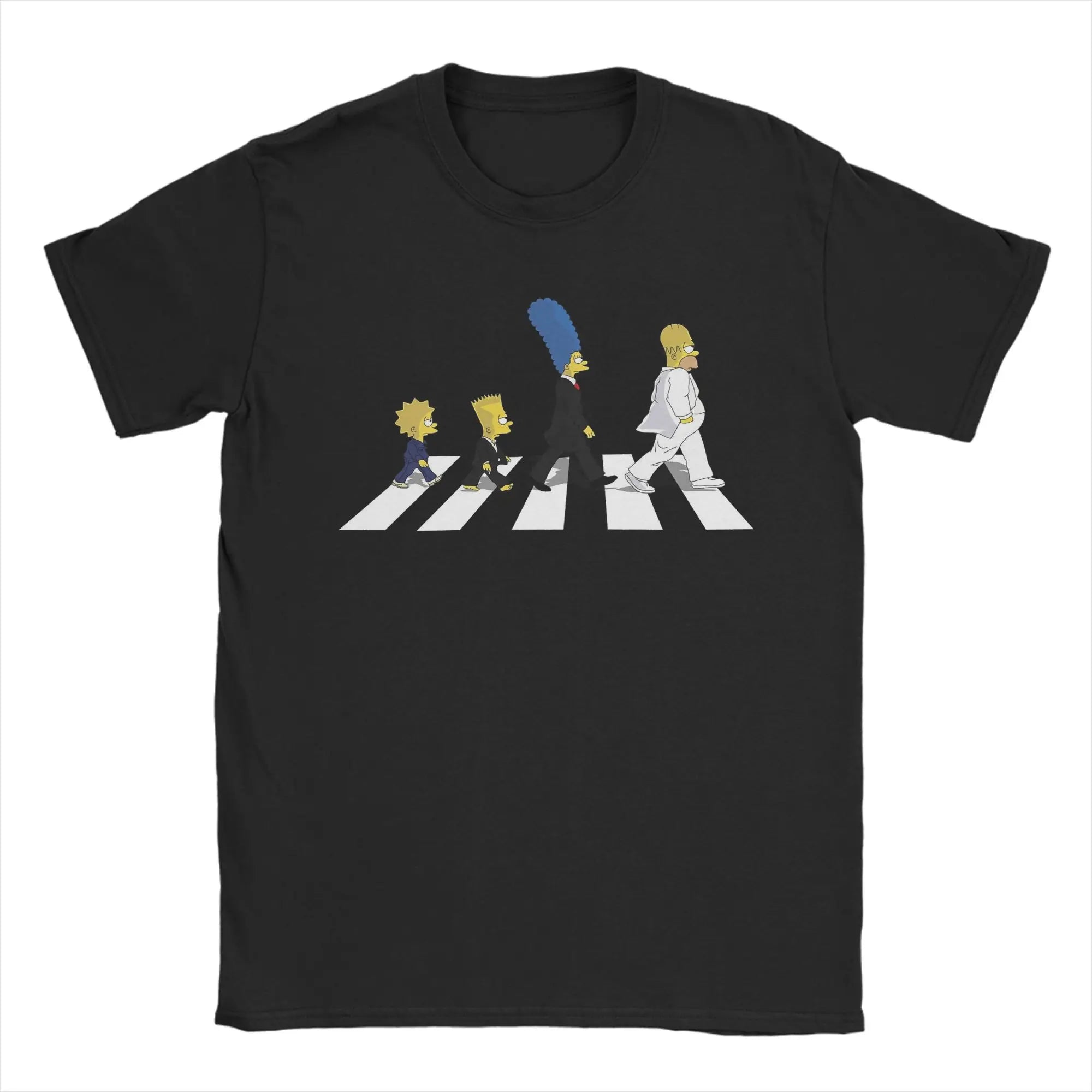 Simpson T Shirts Men's  100% Cotton Vintage T-Shirts O Neck  Tee Shirt Short Sleeve Clothes 6XL