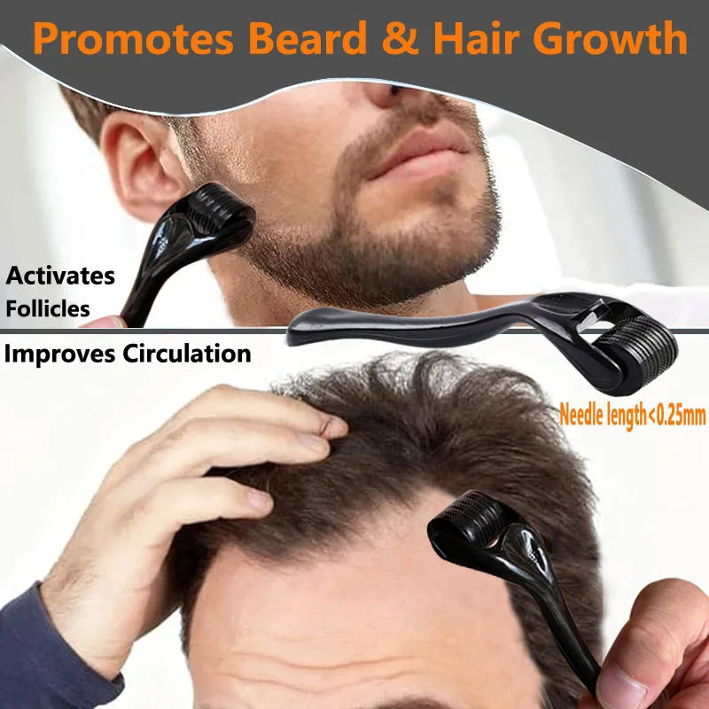 Men's beard care set, beard essence lotion, gently nourishes and strengthens the hair roots, promotes beard growth