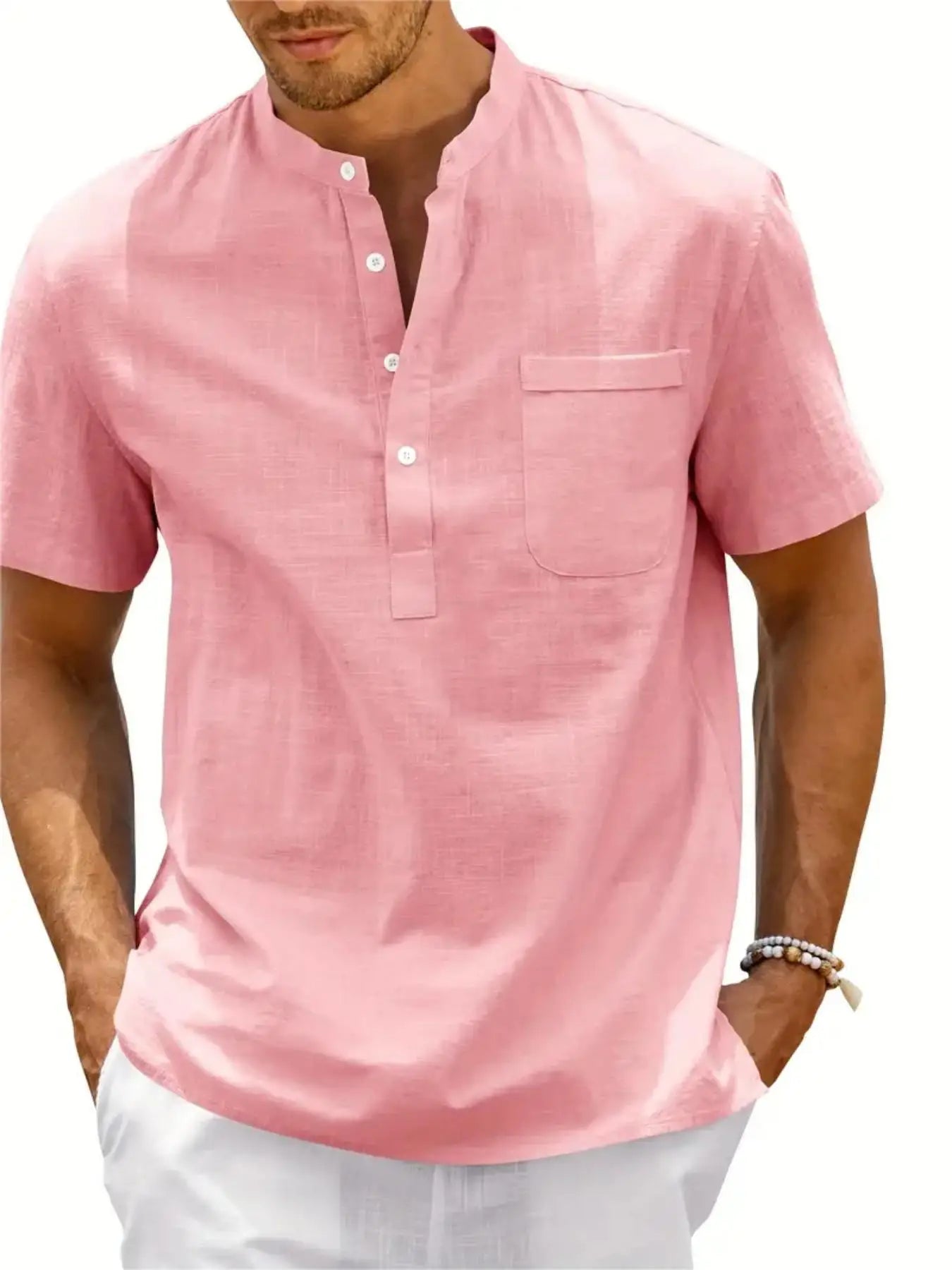 Linen Pocket Summer Shirt