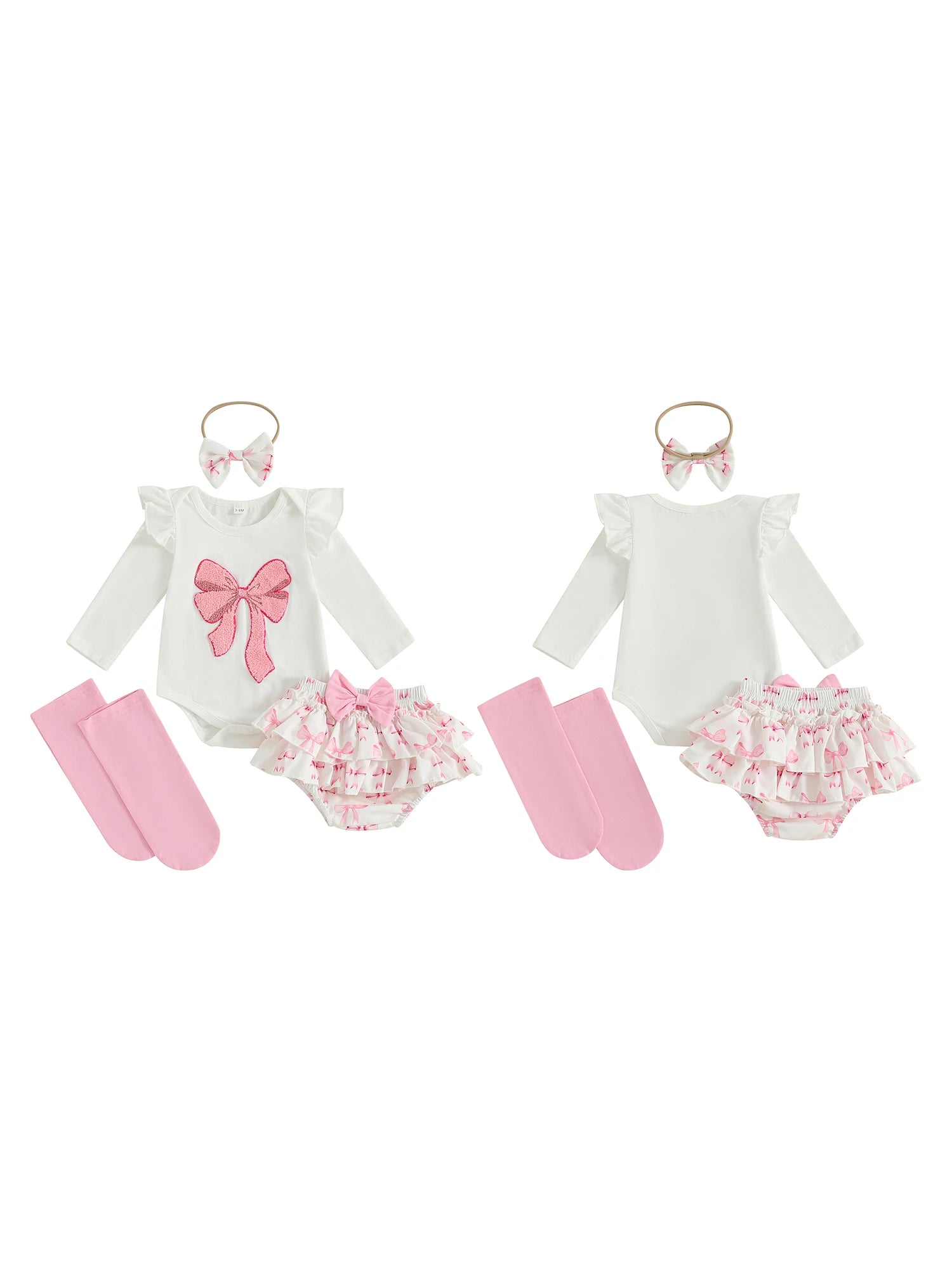 Bow Detail Toddler Autumn Set