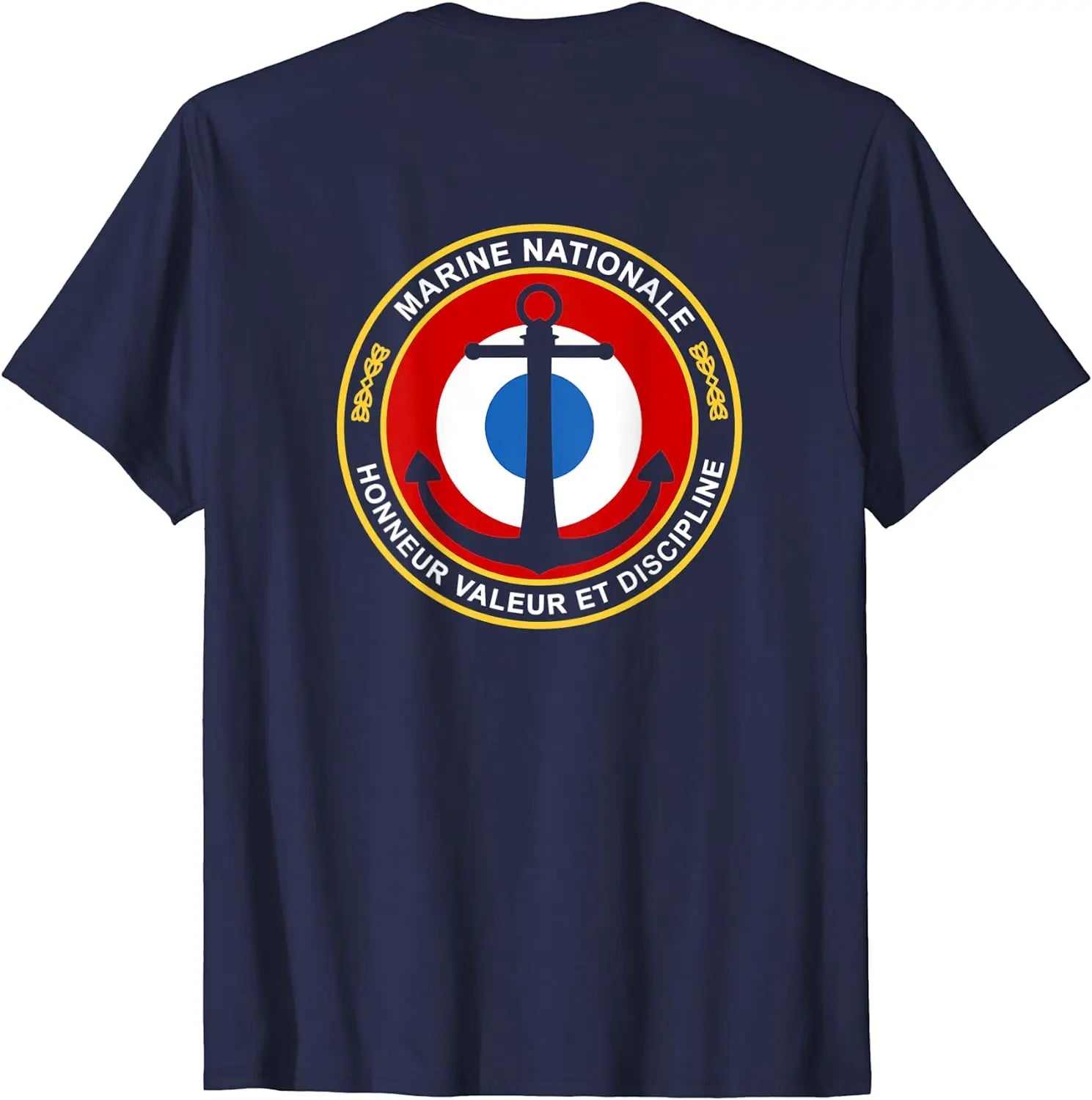 French Marine Print Cotton Tee
