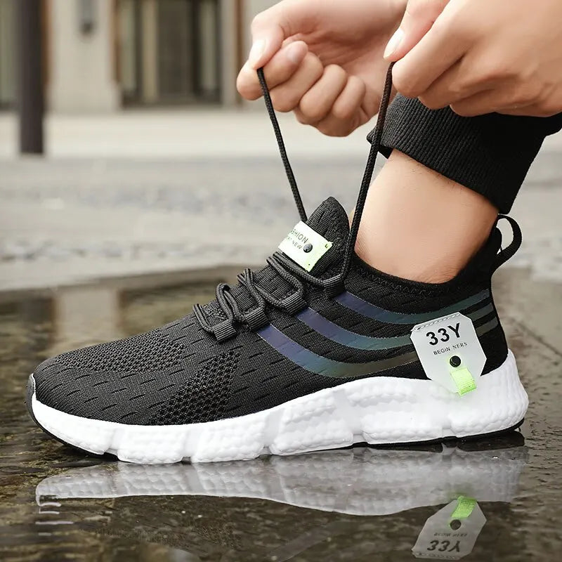Lightweight Breathable Mesh Sports Sneakers