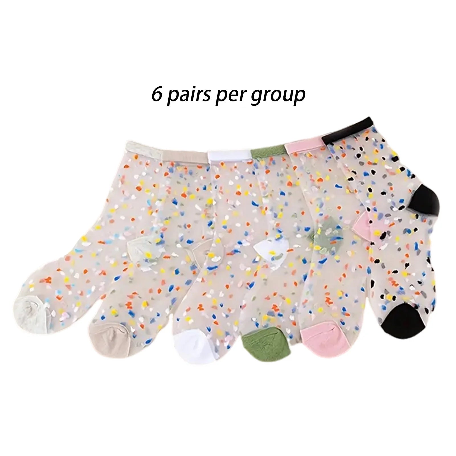 Sheer Lace Summer Spot Socks