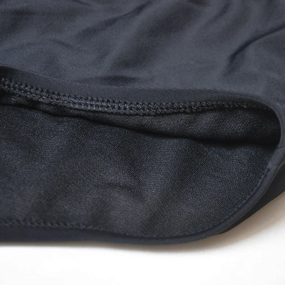 Sexy Mens Swimwear Solid Black Swim Boxer Briefs Bikini Brazilian Cut Surf Trunks Swimsuits Underwear Beach Sports Shorts