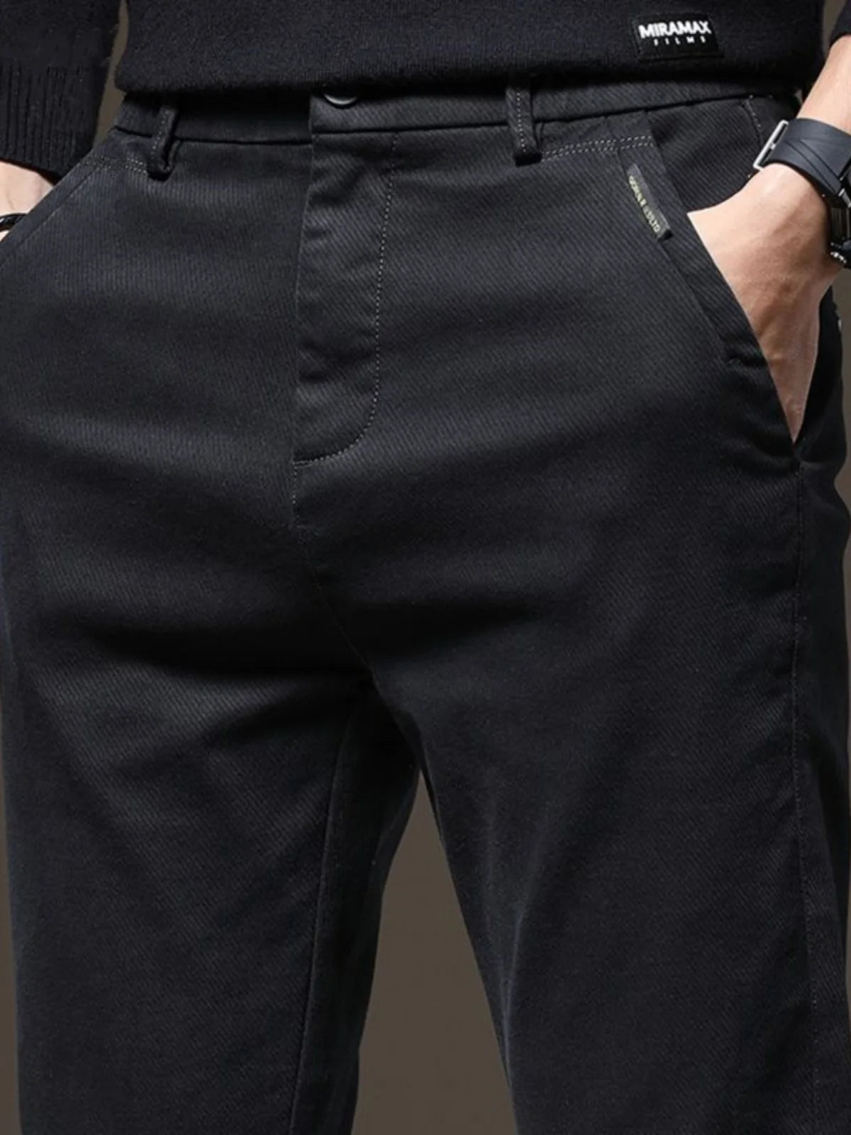 High End Casual Straight Pants